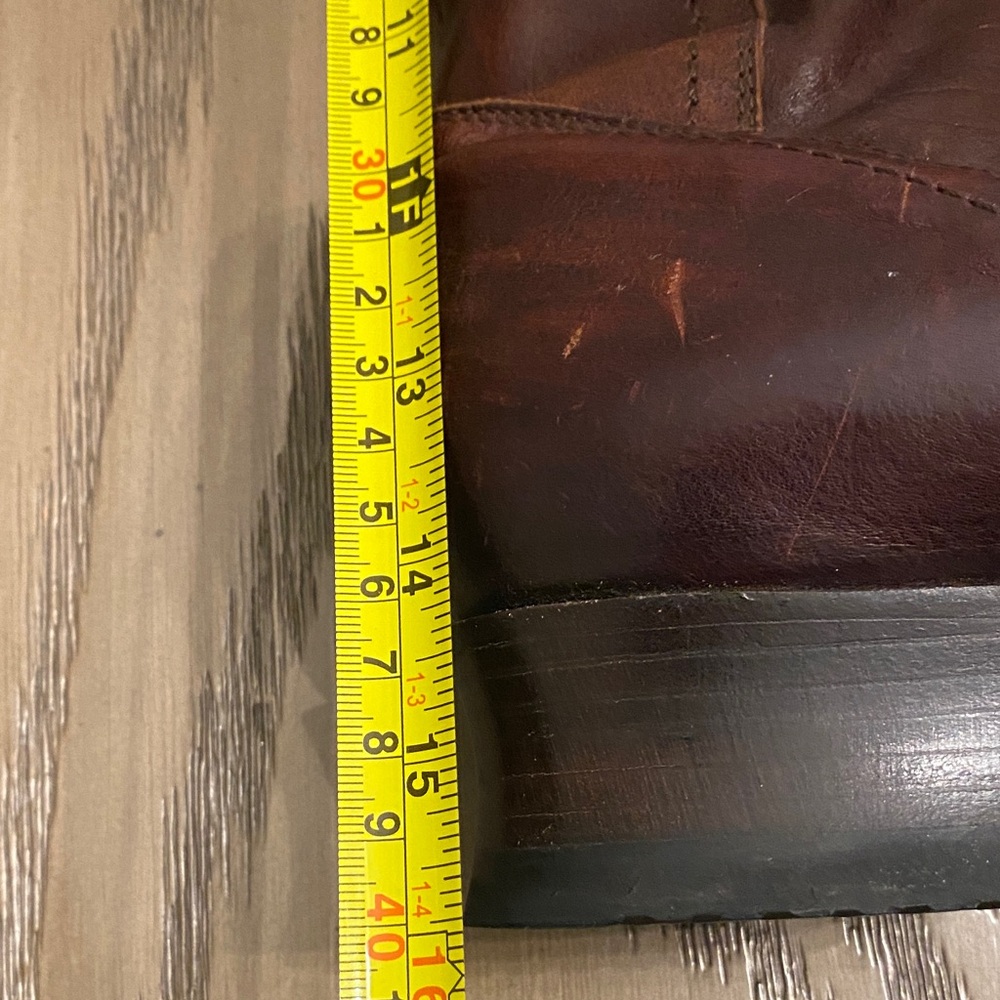 Frye Veronica Dark Brown Leather Boots Sz. 9.5 - Picture 16 of 17